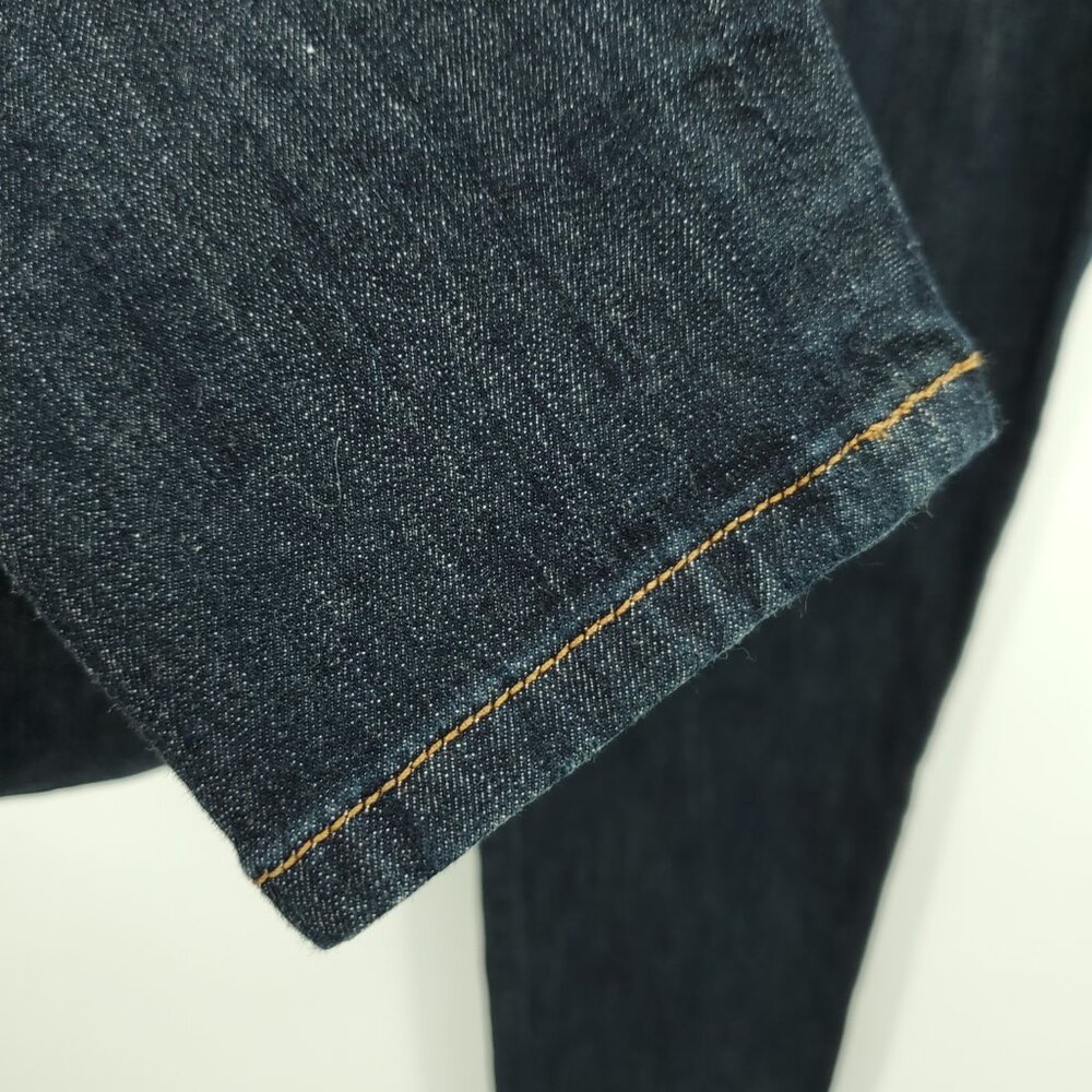 Prada High Rise Stretchy Skinny Jeans Size 31 Dark Blue - Picture 8 of 15